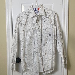 Men’s Stetson Pearl Fleur de Lis Long Sleeve Shirt